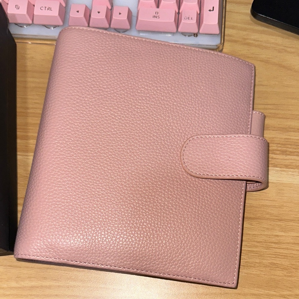 Moterm Pink Leather planner